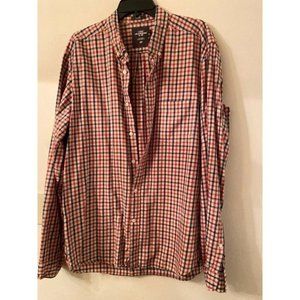 H&M Mens Plaid Button Down Shirt Size XL Dress, Casual, Work Wear Ship Fast Free